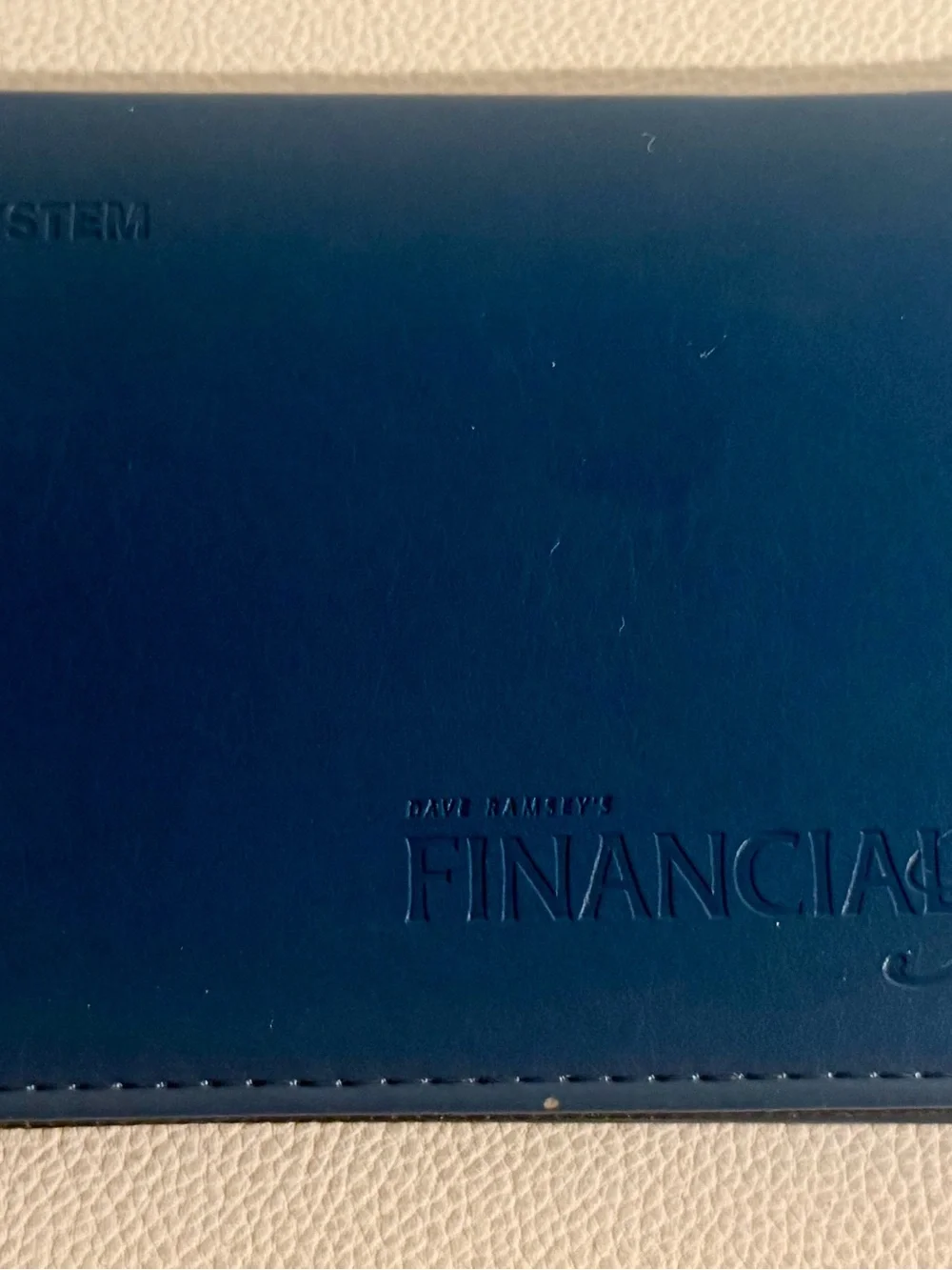 Dave Ramsey Financial Peace University Cash Envelope Wallet Blue Budget System
